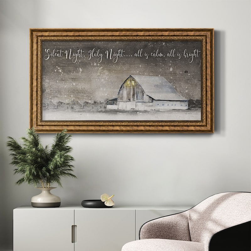 Silent Night Premium Framed Canvas- Ready to Hang