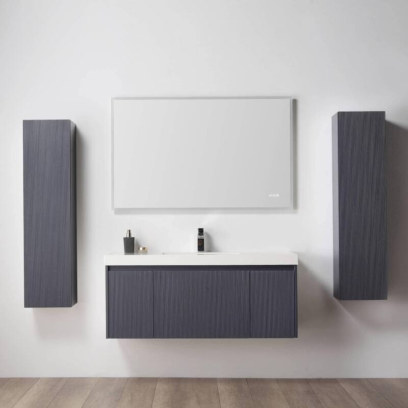 Blossom Positano 48" Floating Vanity with Sink & 2 Side Cabinets