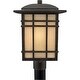 preview thumbnail 2 of 0, Hillcrest 1-Light Outdoor Post Mount in Imperial Bronze
