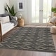 preview thumbnail 46 of 143, Premium Washable Super Soft Geo Diamonds Mayfield Rug