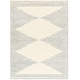 preview thumbnail 2 of 9, Livabliss Everton Boho Diamond Plush Area Rug