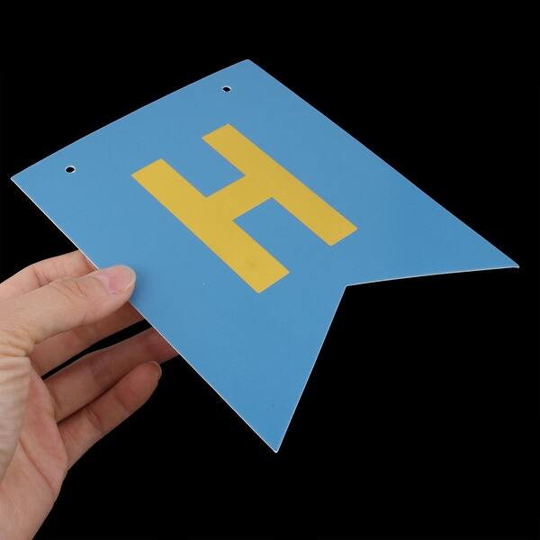 Shop Paper Happy Birthday Letter Print Diy Party Decoration Photo Prop Banner Blue On Sale Overstock 28886800