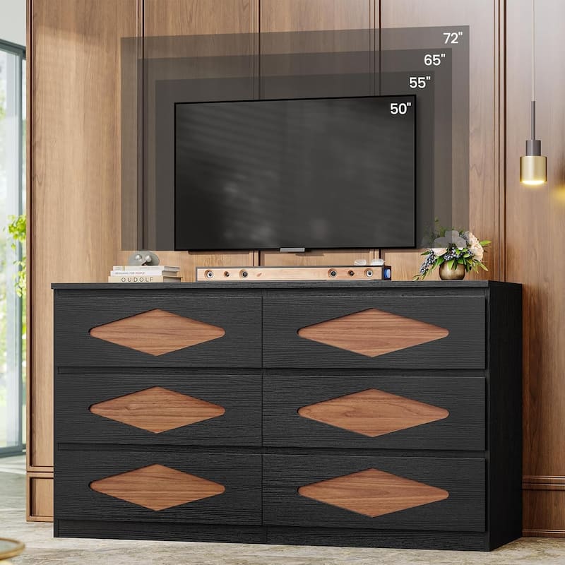 Dresser for Bedroom Chest of Deep Drawers Storage Dressers Organizer