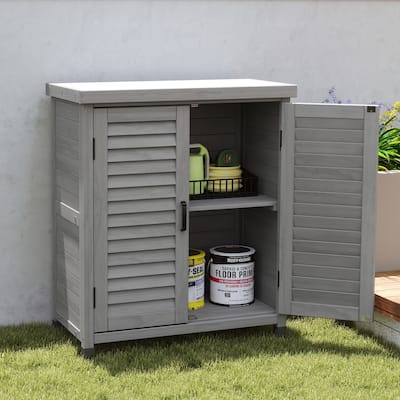 Outdoor Patio Cabinet with Durable Construction and Versatile Storage