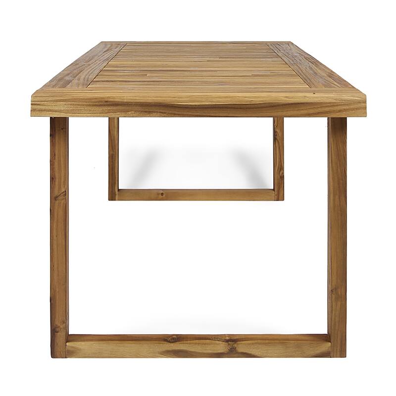 Outdoor Acacia Wood Dining Table,Sandblast