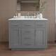 Option Dark Gray / Giotto Quartz Top / Brushed Nickel