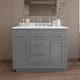 Option Dark Gray / Giotto Quartz Top / Brushed Nickel
