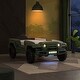 preview thumbnail 20 of 35, Zemo Novelty Twin Faux Leather Upholstered Off-Road SUV Kid Bed with Light and Sound Functions by Furniture of America