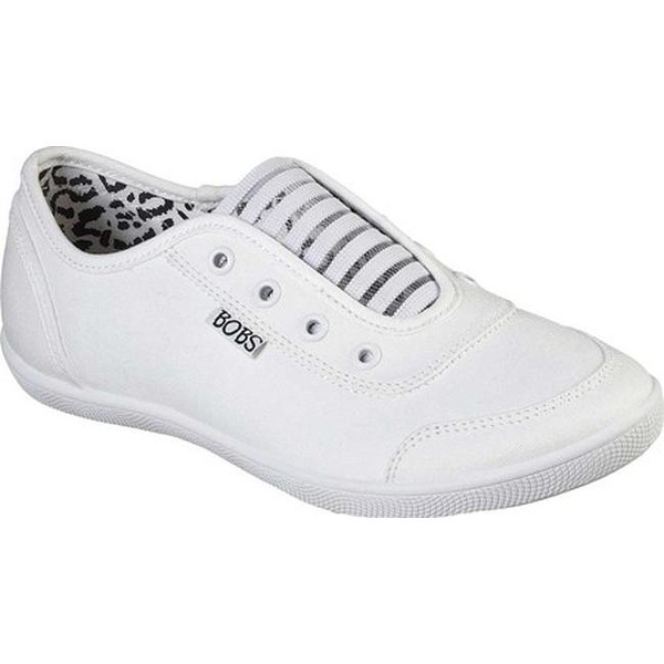 Shop Skechers Women�s BOBS B Cute Walkways Sneaker White