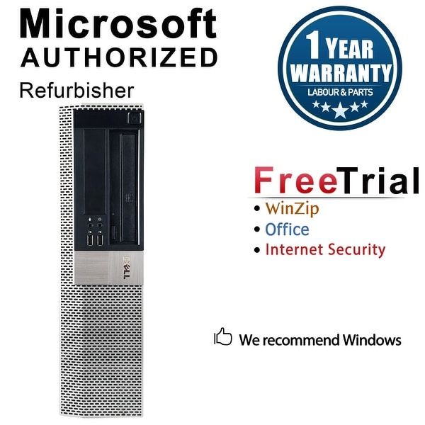 Dell OptiPlex 980 Desktop Computer Intel Core I5 650 3.2G 8GB DDR3 320G Windows 7 Pro 1 Year Warranty (Refurbished) - Black