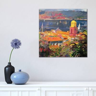 iCanvas "St. Tropez Sailing, 2002" by Peter Graham Canvas Print