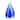Luxury Lane Hand Blown Water Drop Sommerso Art Glass Sculpture