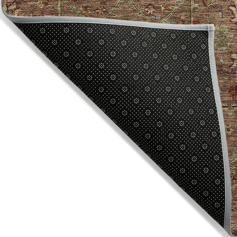 HomeRoots Floral Transitional Rectangle Outdoor Rug