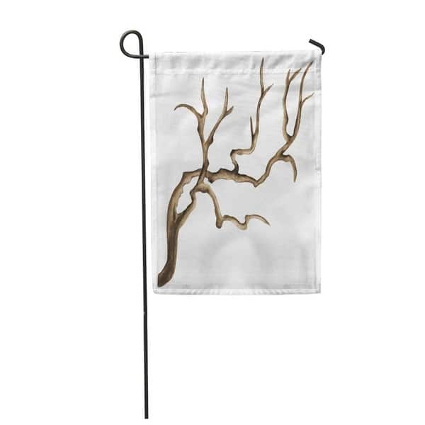 Shop Watercolor Bare Tree Snag Bough Driftwood Branch Closeup Hand Garden Flag Decorative Flag House Banner 28x40 Inch On Sale Overstock 31406083