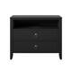 The Novogratz Her Majesty 2 Drawer Nightstand