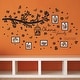 preview thumbnail 4 of 5, Walplus Family Tree Photo Frame Birdcage Butterfly Wall Stickers Decor