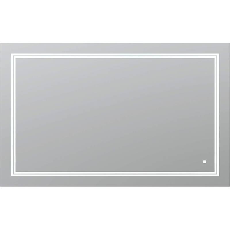 AQUADOM Soho Led Lighted Mirror for Bathroom Defogger, Backlit and Front-Lit