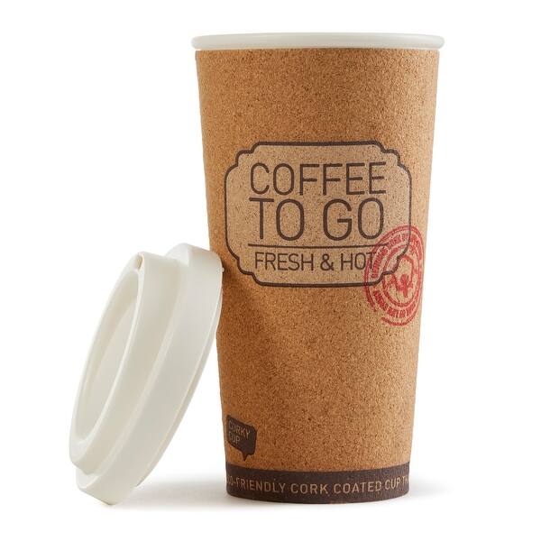 Life Story Corky Cup Reusable 16 oz Insulated Travel Mug Coffee Thermos (2  Pack) - Bed Bath & Beyond - 36372828