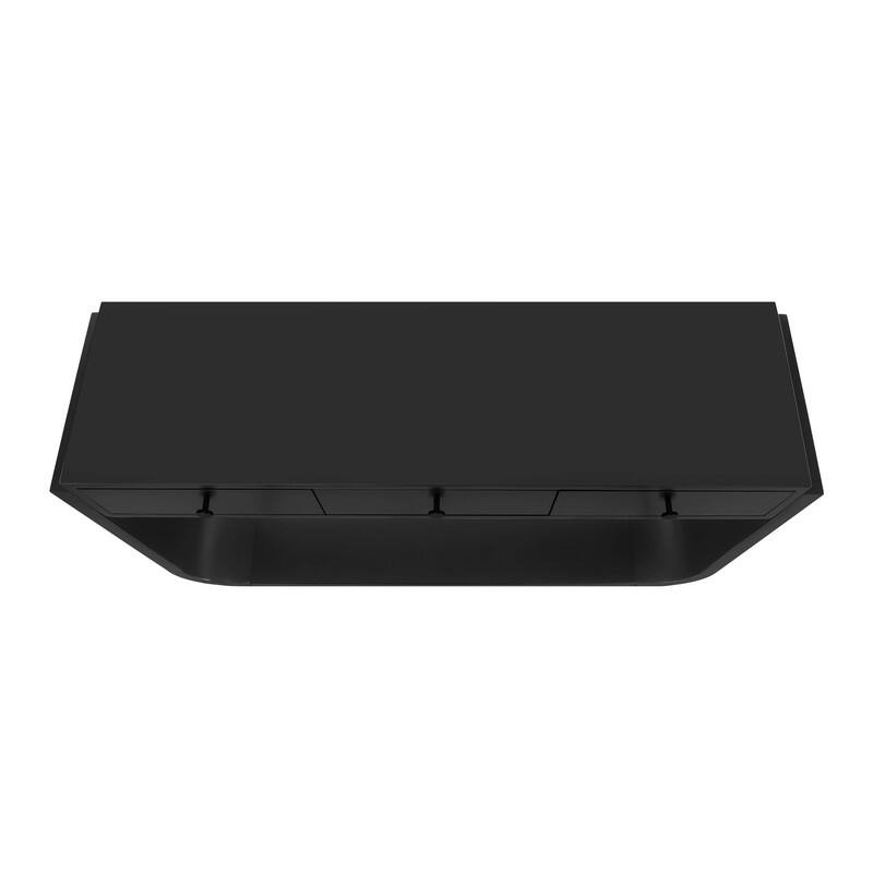 Mid-Century Modern Console Table with 3 Storage Drawers and Display Shelf for Entryway or Living Room Use