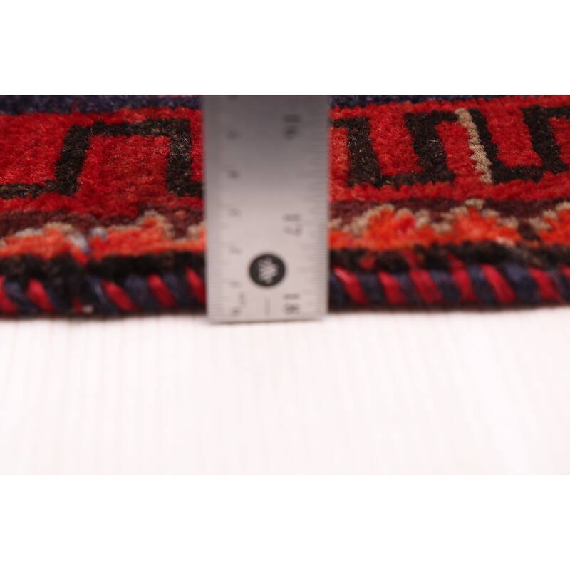 ECARPETGALLERY Hand-knotted Melis Vintage Red Wool Rug - 5'1 x 7'4