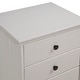preview thumbnail 14 of 32, Walker Edison Bullrushes Solid Wood 3-Drawer Nightstand, Set of 2