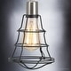 preview thumbnail 4 of 5, Luxury Vintage Bathroom Vanity Light, 11"H x 25.125"W, with Contemporary Style, Charcoal Finish by Urban Ambiance