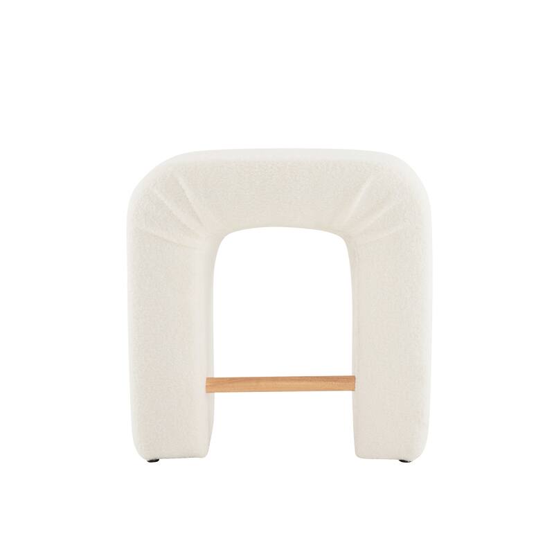 24''Boucle Stool Set Of 2