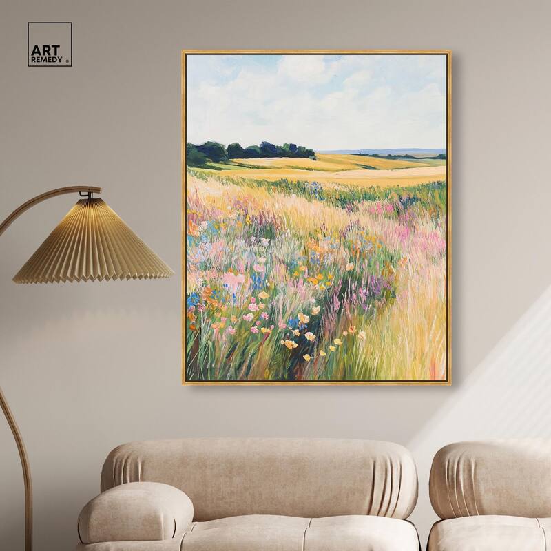 Open Field II Canvas by Art Remedy
