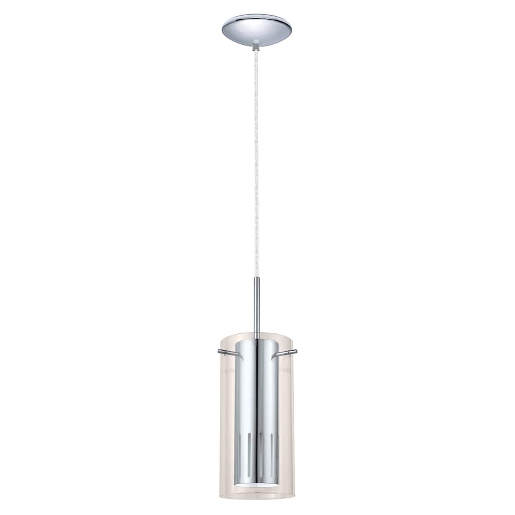 Eglo Pinto 1 1-Light Mini Pendant with Chrome Finish