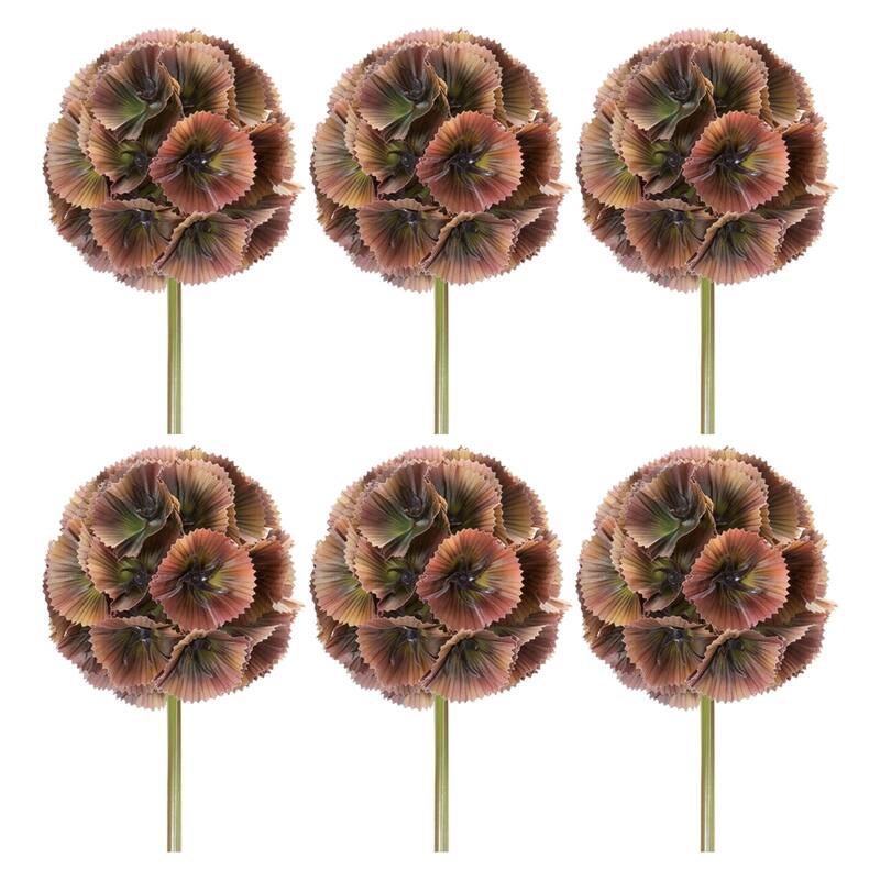 6 Piece Set Floral Pod Artificial Thanksgiving Sprays 22"