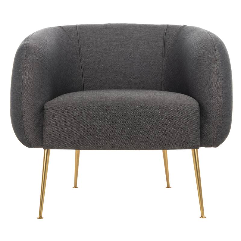 SAFAVIEH Couture Griseldis Stone Polyester Blend Accent Chair - 33" W x 30" D x 29" H - 33Wx30Dx29H