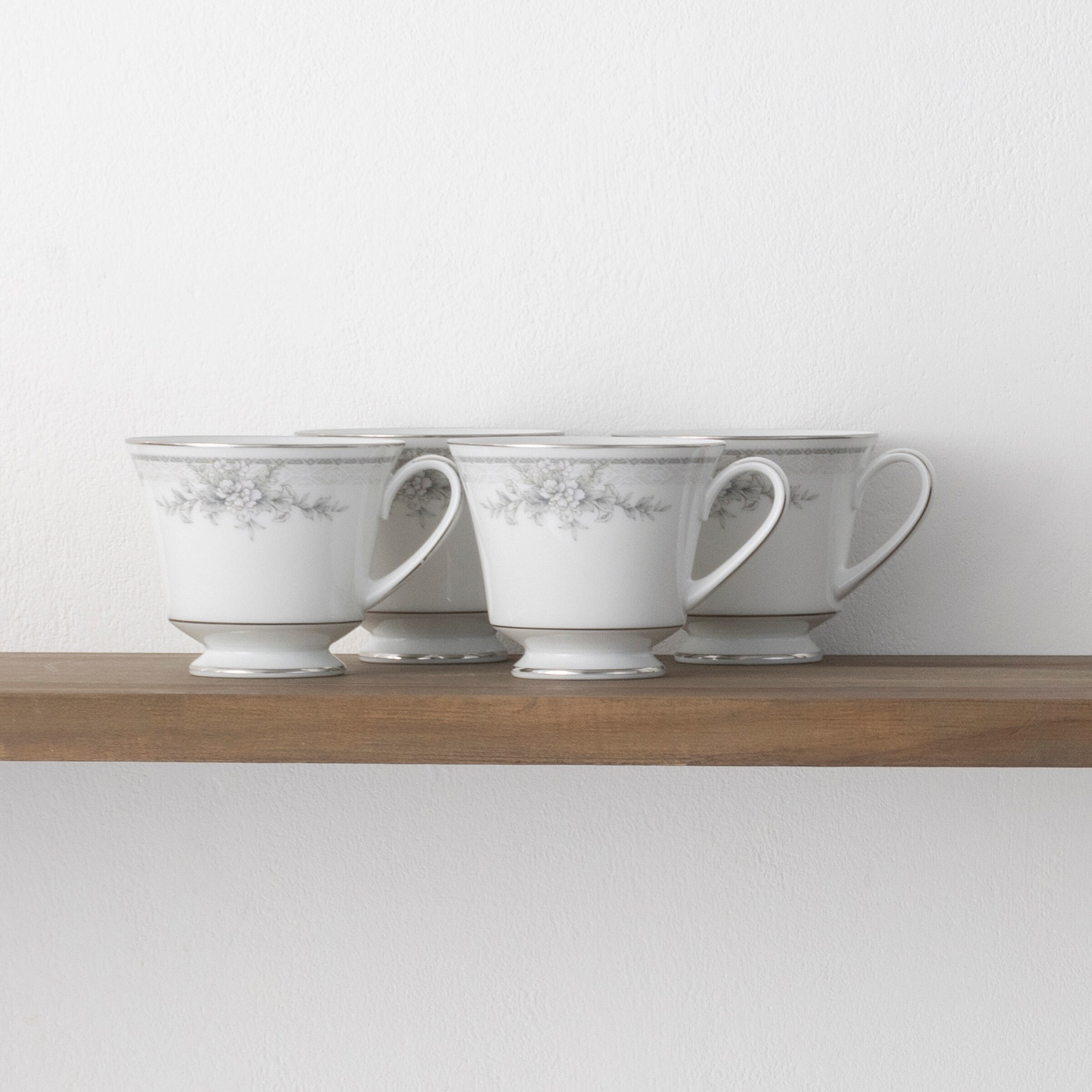 Noritake Sweet Leilani Set Of 4 Teacups, 8 oz. - Overstock - 40117912
