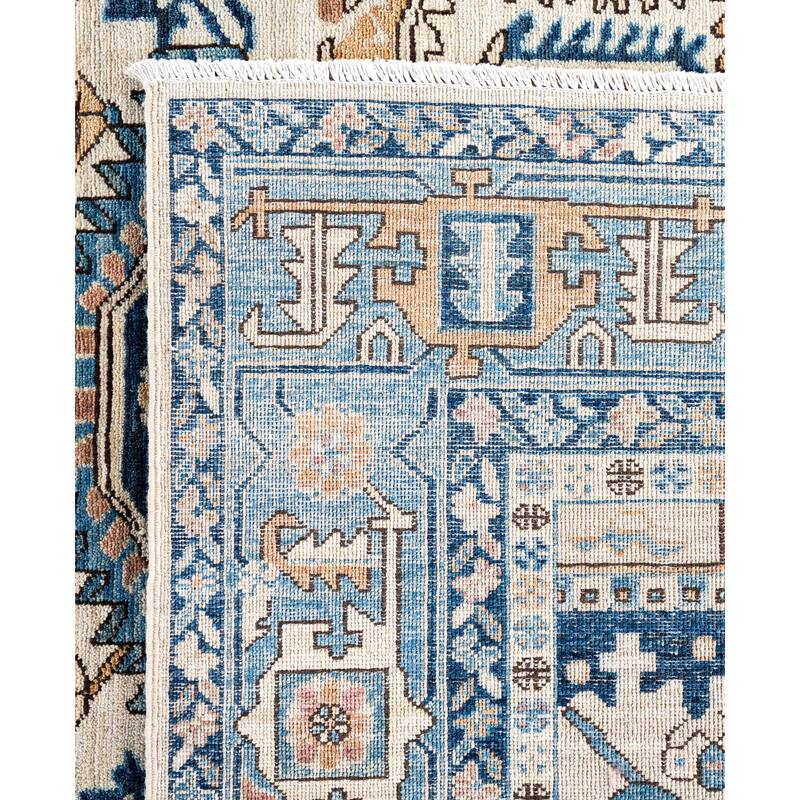Serapi One-of-a-Kind Hand-Knotted Area Rug - Ivory - 8' 2" x 9' 9"