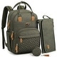 preview thumbnail 8 of 26, Bag Backpack with Portable Changing Pad, Pacifier Case and Stroller Straps, Large Unisex Baby Bags for Boys Girls Army Green
