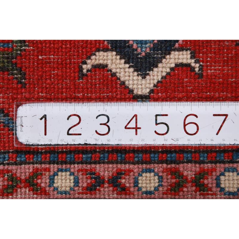 Hand Knotted Oriental 100% Wool Carpet Traditional Medallion Beige & Ivories Kazak Area Rug - 11' 7'' X 8' 7''