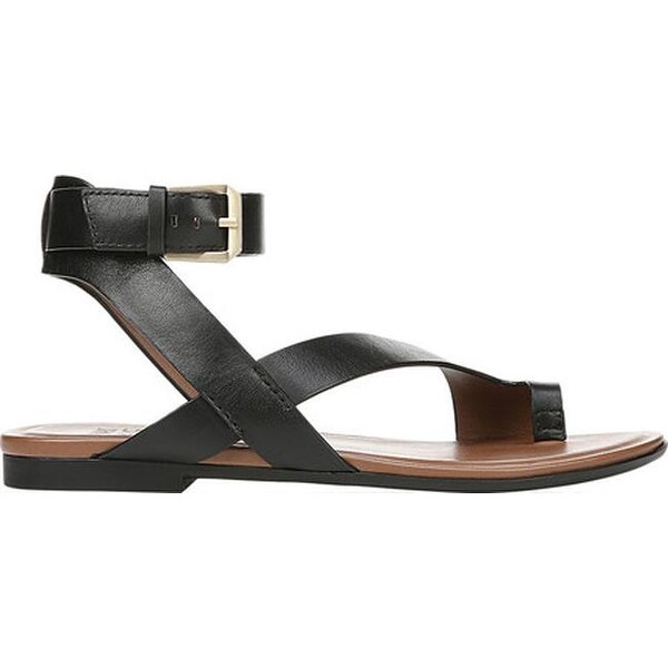 naturalizer black flat sandals