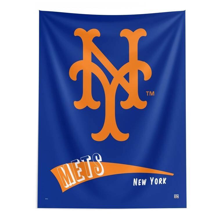 MLB CC Throwback Wall Hanging - 50" x 60" - NY Mets