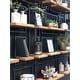 preview thumbnail 5 of 4, Wide 8" Wide Metal Frame Wall Shelf, Natural