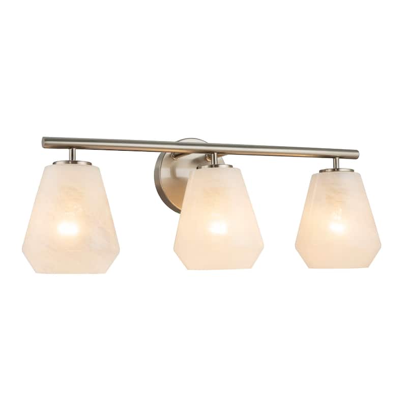 Artcraft Brooke Bathroom Vanity - Wispy White Glassware Shade