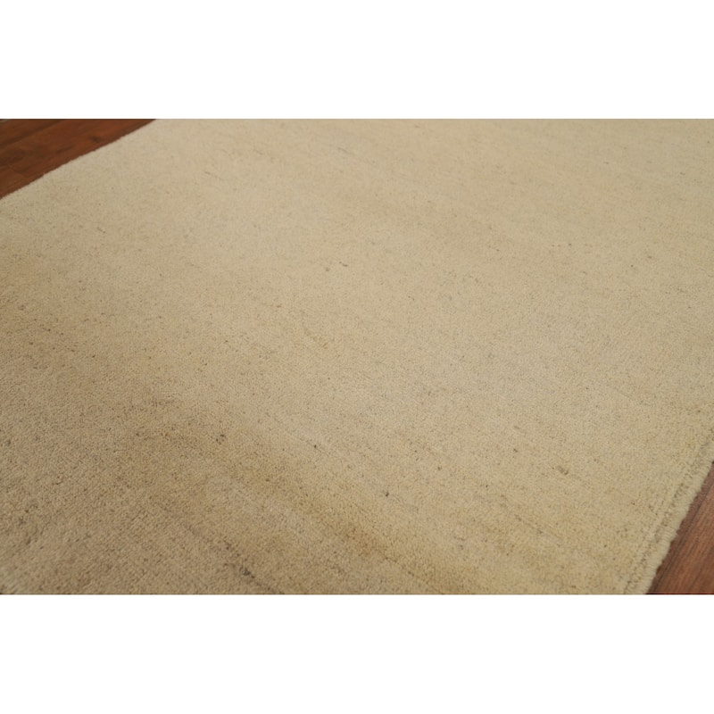 Gabbeh Modern Accent Rug Handmade Wool Carpet - 2'8"x 4'0"