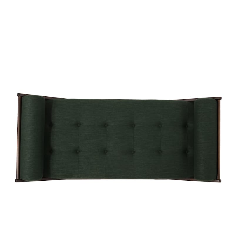 Rayle Tufted Chaise Lounge with Pillows by Christopher Knight Home - 65.00" W x 27.75" D x 23.75" H