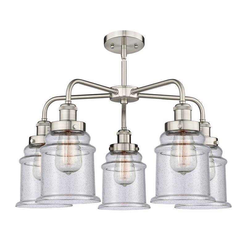 Innovations Lighting Canton - 5 Light 24" Stem Hung Chandelier