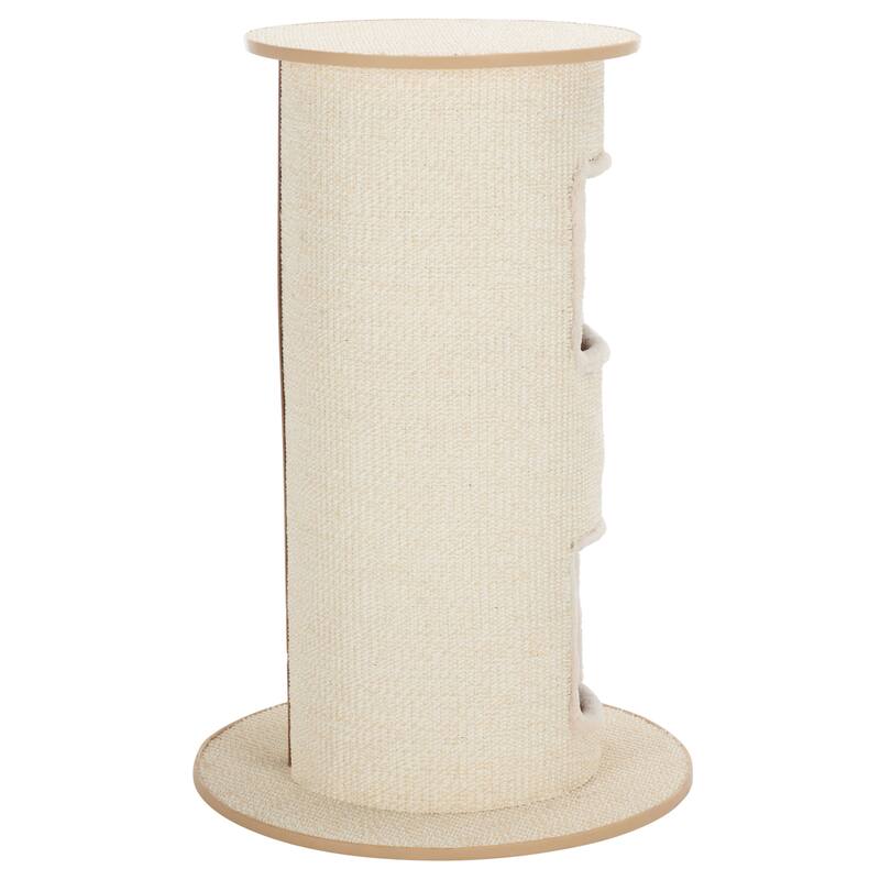 SAFAVIEH Home Natural/Ivory 20"W x 20"L x 30"H Sisal Cat Scratch House - 20"W x 20"L x 30"H