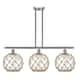 Option Brushed Satin Nickel / Clear Glass with Brown Rope