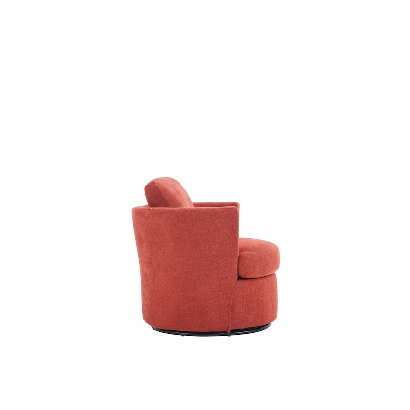 29.5" Polyester Swivel Arm Chair