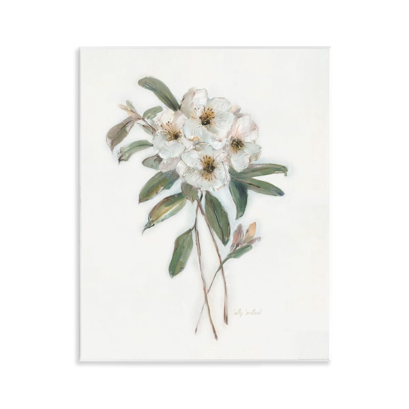 Stupell Flower Sprig Bundle Wall Plaque Art Design By Sally Swatland - 11 x 14