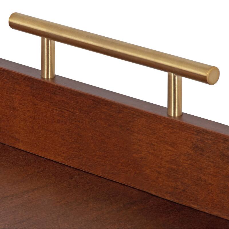 Kate and Laurel Lipton Radius Rectangle Tray - 10x18