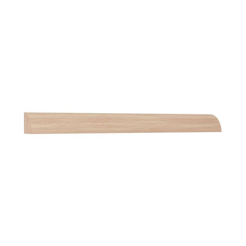 WM106: 11/16-in D x 11/16-in W x 96-in L Americraft Solid Hardwood Stain Grade Quarter Round