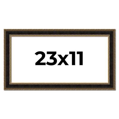 23x11 Frame Gold Antique Vintage Sold Wood Picture Frame | 1.75 Inch