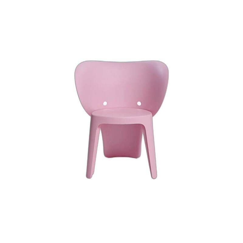 HomeRoots Set Of Four Pink Heavy Duty Plastic Juvenile Chairs - 15.70 in. x 21.90 in. x 18.90 in.